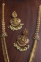 Matte Lakshmi Peacock long Set