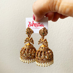 Matte AD Bird Jhumkas