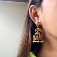 Matte AD Bird Jhumkas