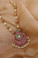 Kundan Maala Pendant set