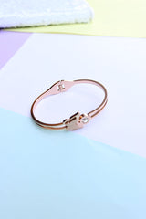 Rosegold Butterfly Stone Bracelet