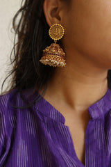 Lakshmi Coin Statement Jhumkas