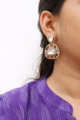 Polki AD Drop Earrings (colors available)