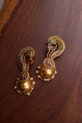Flower Leaf Full Ear Jhumkas