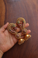 Flower Leaf Full Ear Jhumkas