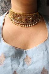 Stunning Peacock AD Choker