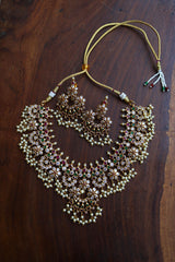 Moon Flower Necklace Set