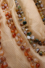 Irregular Beads Two Line Maala