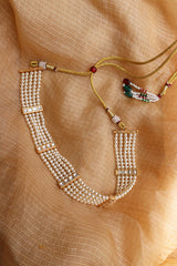 Classic Kundan Pearls Choker