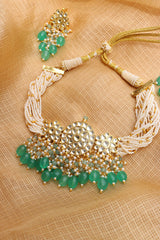 Kundan Flower Choker Set