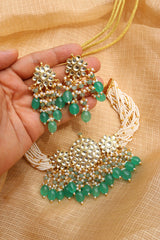 Kundan Flower Choker Set
