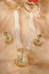 Long Gold Chaand Set