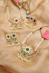 Square Kundan Choker Set