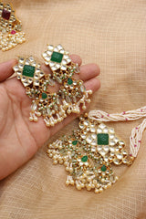 Square Kundan Choker Set