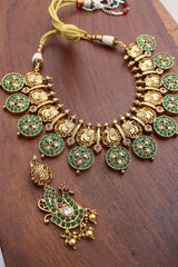 Peacock Flower Necklace