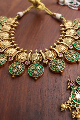 Peacock Flower Necklace