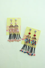 Beaded Long Earrings