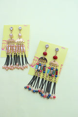 Beaded Long Earrings