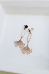 Rosegold Petal Earrings