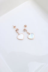 Rosegold Marble Hearts