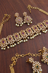 AD Oval Matte choker set (colors available)