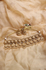 Kundan Intricate Tear Drop Choker Set