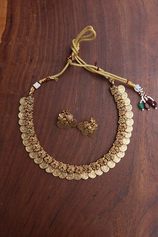 Short Coin Peacock Set