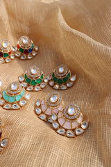 Kundan Chaand Studs