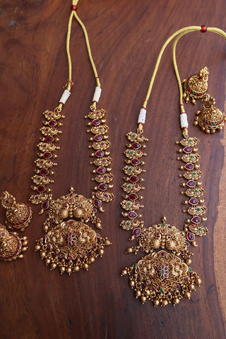 Peacock Tear Drop Short Set