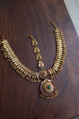 Peacock Gold Headpiece