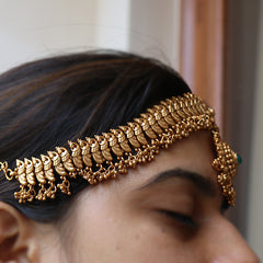 Peacock Gold Headpiece