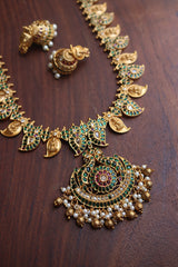Paisley Lakshmi Peacock Long Matte Set