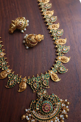 Paisley Lakshmi Peacock Long Matte Set