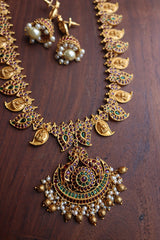 Paisley Lakshmi Peacock Long Matte Set