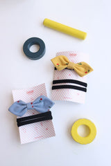 Muted Colour Nylon Hair Tie Set