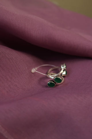 92.5 Silver Oval Clasp Toe Rings