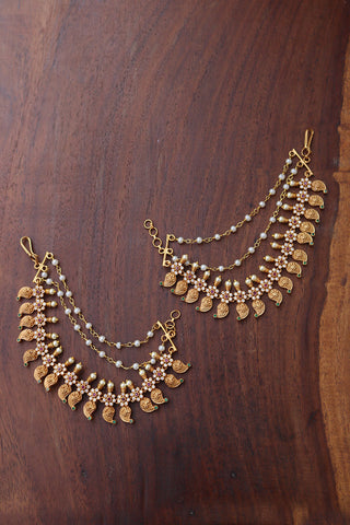 Paisley Flower Ear Chain