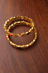 Set of 2 Navratna Bangles