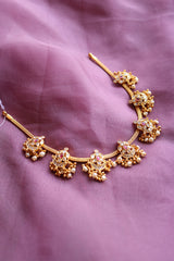 92.5 Silver Moon Ruby Necklace