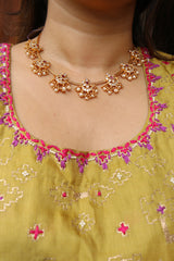 92.5 Silver Moon Ruby Necklace