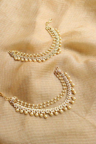 AD Leaf Ear Chain