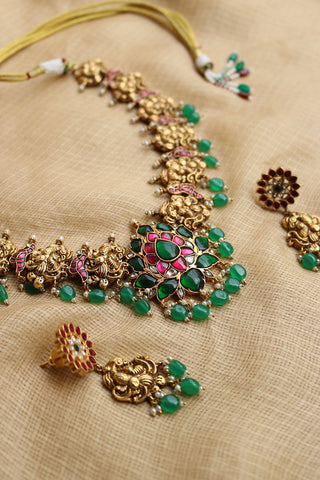 Jadau Lotus Set