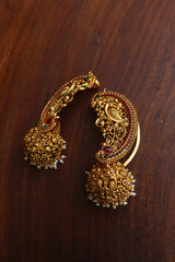 Peacock Full Ear Jhumkas