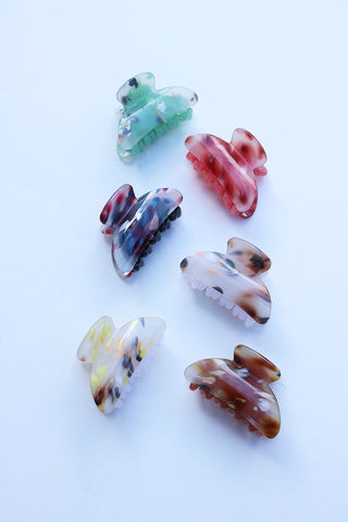 Marble Tri Claw clip