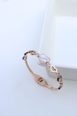 Rosegold Marble Heart Bracelet