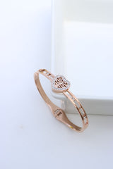 Rosegold Heart Tree Bracelet