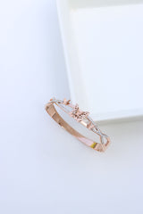 Rosegold Butterfly Stone Bracelet