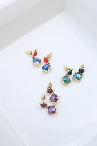 Tiny Color Pop Drop Earrings