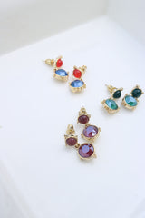 Tiny Color Pop Drop Earrings