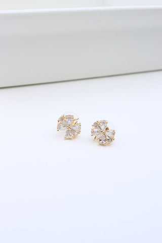 Small Gold Bow AD Studs